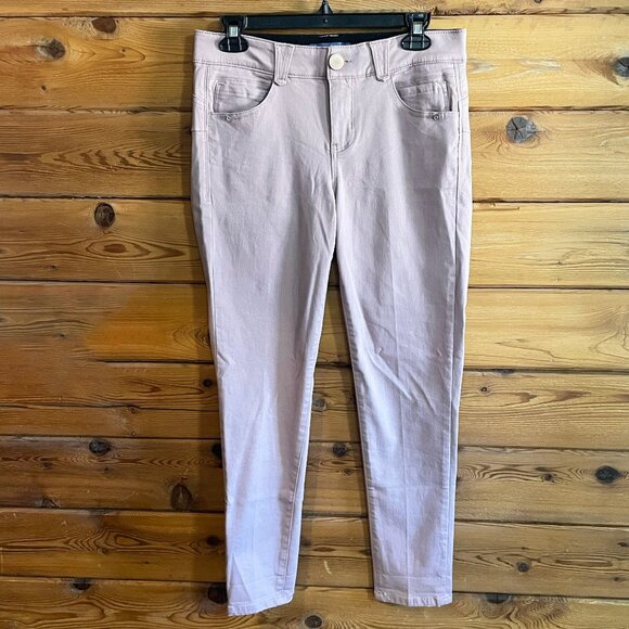 Democracy Ab Technology Lavender Purple High Rise Slim Straight Jeans Size 6 - Picture 1 of 10